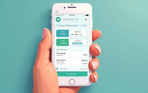 Digital wallet illustration
